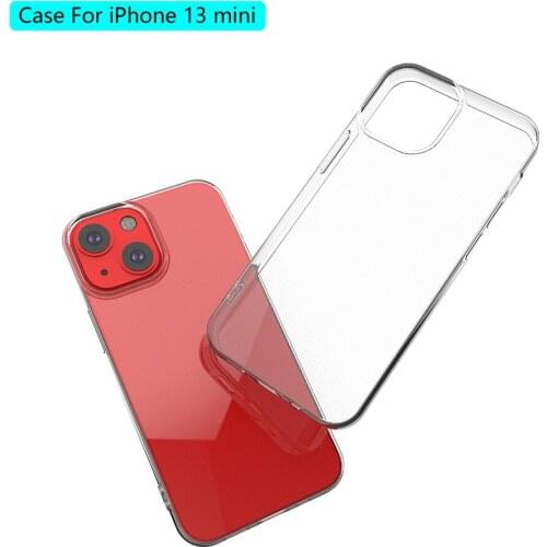 New Clear Case For iPhone 13 mini 5.4 inch Soft TPU Transparent Phone Case Protection Cover For iPhone13 mini Silicone Cases