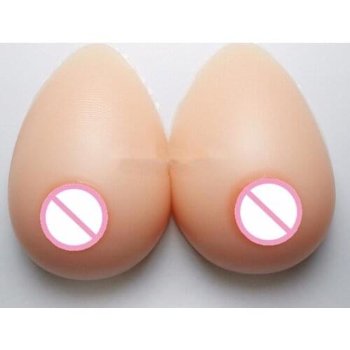 Charm 1800g/pair Lifelike Artificial Breast Forms Silicone Boobs Transgender 42DD 44D 46C F Cup Silicone Butt Pads Bra Handmade