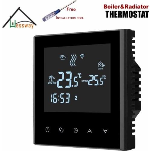 EU programmable thermostat thermostatic radiator valve for Linkage Controller Passive contact