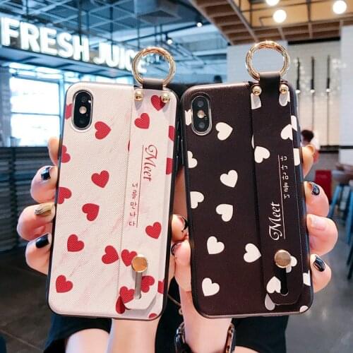 Wrist Strap Hand Band Silicone Case For Samsung Galaxy A7 A9 2018 S7 Edge S8 S9 S10 Plus Note 9 8 10 Pro A10 A30 A50 A70 Cover