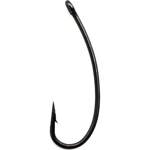 20pcs/pack Longshank Telflon Coating Carp Hooks Long Shank Carp Barbed Fishing Hooks High Quality Curved Shank Fish Hooks