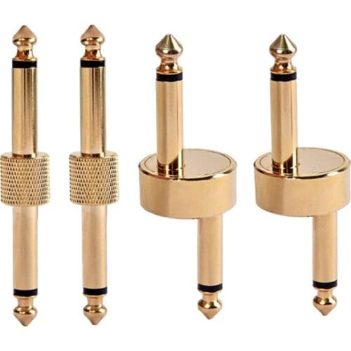 Pedal to Pedal Connector 1/4'' Pedals Coupler for Guitar Effect Pedalboard