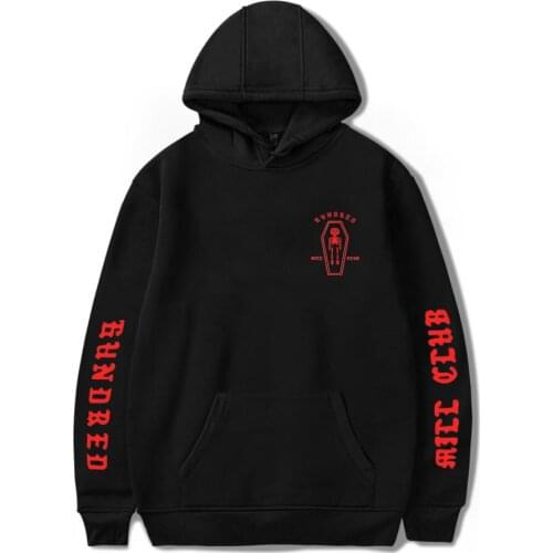 HUNDRED Mill Club Hoody Couples Sweatshirt Fashion Casual Tops Hoodies Warm High Quality HUNDRED Mill Club Men/women Hooded Full