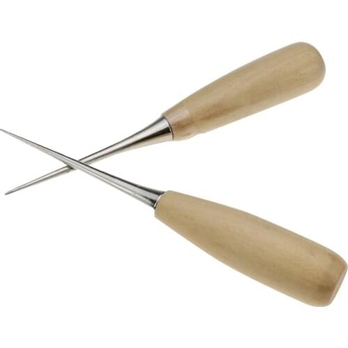 Thousand Pieces Of Awl With Solid Wood Handle DIY Sewing Accessories, Use Awl To Poke And Poke Tools, Punch And Drill Holes