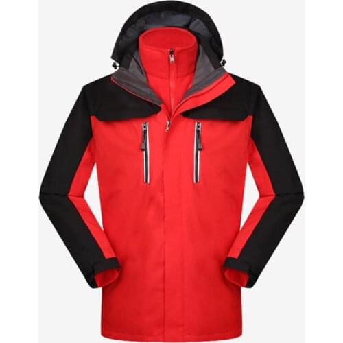 New Winter Unisex Softshell Outdoor Jacket Removable Waterproof Quick Dry Thermal Jacket Men Women Anti-uv Camping Hiking Jacket