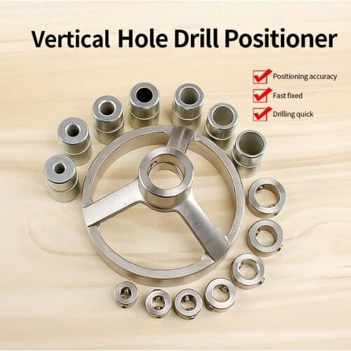 Woodworking Vertical Drill Guide Fixtures High Quality Drilling Positioner Straight Angle Guide Puncher Tools