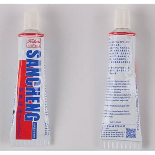 High-Conductivity Heat Silicone Grease Tube Heat-Dissipating Silicone 1.7 Fl Oz PAK55