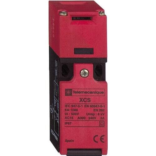 XCSPA591 is replaced by XCSPA592 Plastic safety switch XCSPA - 1 NC + 1 NO - slow break - 1 entry tapped M16