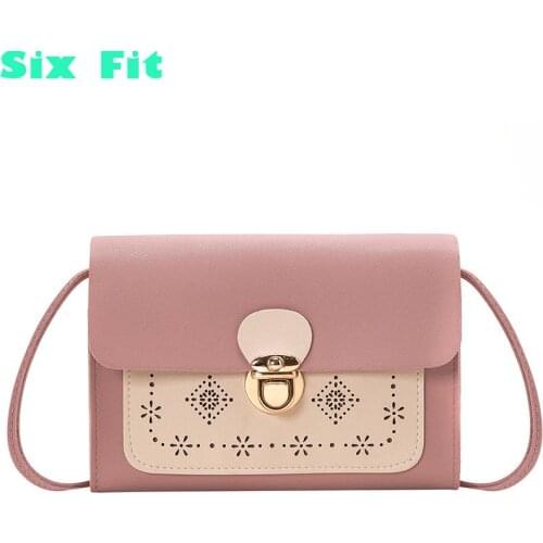 2020 New Hollow Out Women Designer Handbag All-purpose Small Square Bag Single Crossbody Pu Leather Houlder Messenger Bolsas Sac