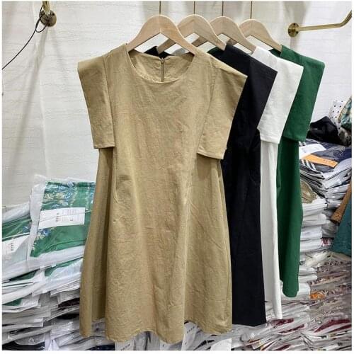 Dresses Woman Summer Party Dresses For Women 2021 Bodycon Casual Womens Dresses Solid Slim Beach Dress Woman Short Sleeve White