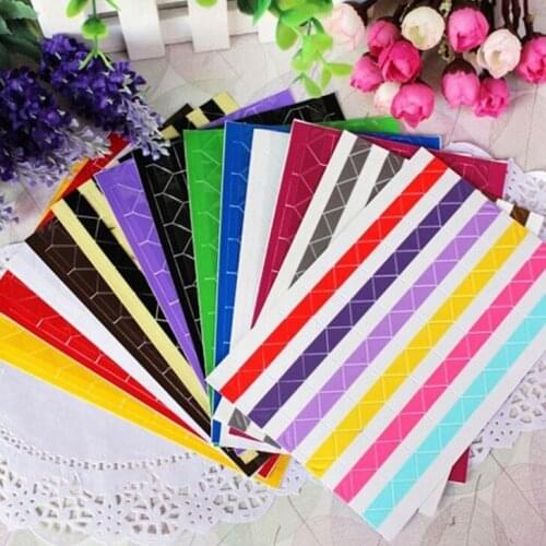 DIY Photo Album Scrapbook Sticker PVC Colorful Paper Corner Stickers Transparent Frame Decoration 1Sheet=102PCS School Supplies