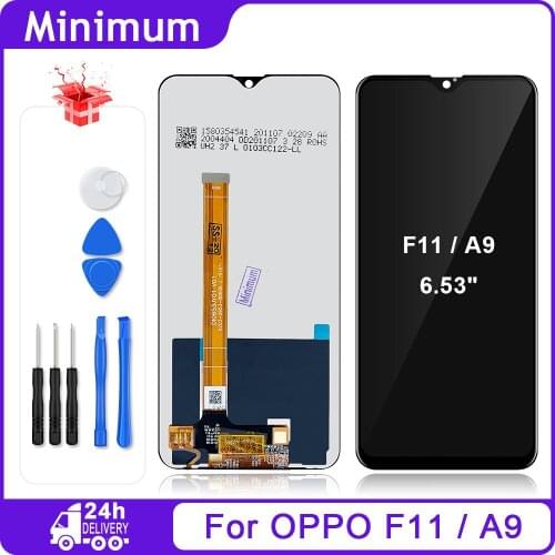6.53" For OPPO F11 CPH1913 CPH1911 LCD Display Touch Screen Digitizer Assembly For OPPO A9X A9 PCAM10 CPH1938