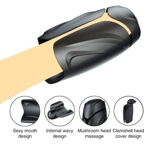 Automatic Male Masturbator Penis Trainer Delay Ejaculation Vibrator Sex Toys for Men Gay Glans Massager Cock Enlargers Exercise