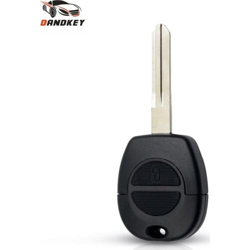 Dandkey Replacement 2 Buttons Uncut A33 Blade Remote Key Shell Fob Case Cover For Nissan Primera Micra Terrano Almera X Trail