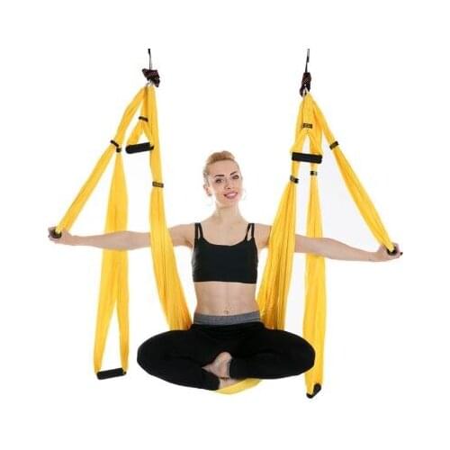 Anti-Gravity Telas Yoga Hammock fabric Flying Swing Aerial Traction Device Equipment Pilates Training