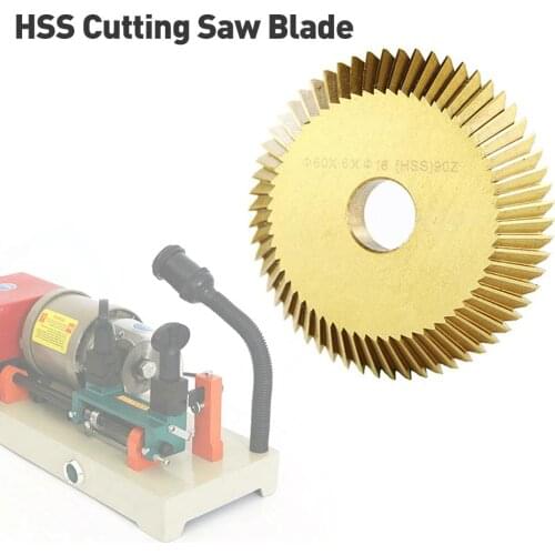 Titanium Plating 60*6*16mm Key Cutting Blade For All Horizontal Key Machine Disk Cutter Locksmith Tool