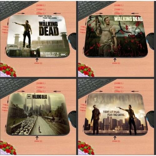 New Arrival The Walking Dead Adventure Survival TV Play Customized Mouse Pad Computer Notebook Mice Mat Non-Slip Rubber Mousepad