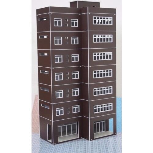 Outland Models Modern Tall Business Building Office HO OO Scale Train Railway