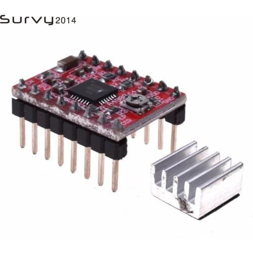 3D Printer Parts Stepstick A4988 Stepper Motor Driver Module With Heatsink Reprap Ramps 1.4/1.5/1.6 Control diy electronics