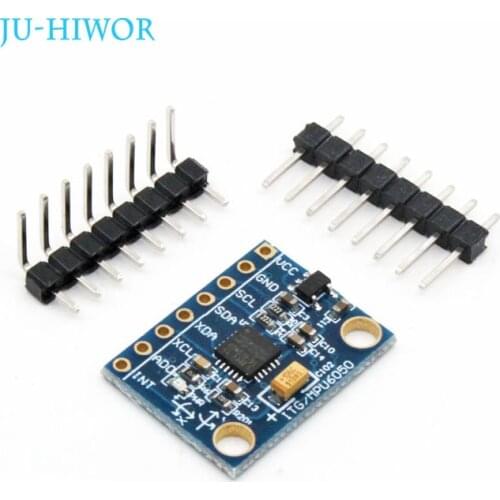 MPU6050 Module Three-axis Acceleration Gyroscope Three-dimensional Angle Sensor 6DOF GY-521 For Arduino