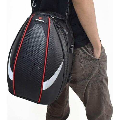 Motorcycle Tail Bag Luggage Moto Saddle Bag Waterproof Tank Bag Motocross Shoulder Bag Rear Seat Trunk Backpack