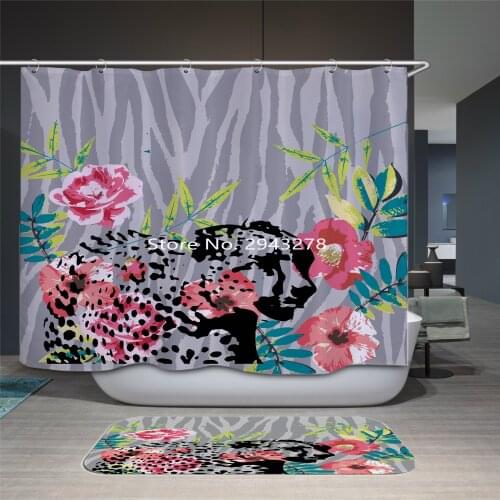 Bestable Unicorn Cartoon Design Waterproof and Mildewproof Washable Shower Curtain with Hook Bathroom Decoration Color Print