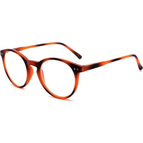 Retro Reading Glasses Round Comfortable Frame Optical Eyeglasses for Men Women Ultralight Luxury High Quality +0.75 To+4.0