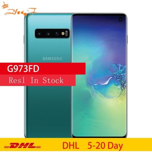 Samsung S10 G973FD Original Mobile Phone Octa Core 6.1" 16MP&12MP 8GB RAM 128GB ROM NFC