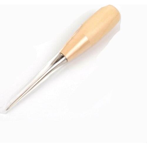 Craft Stitching Leather Supplies Wood Handle Cloth Awls Leather Stitching Awl Professional Portable Sewing Tool