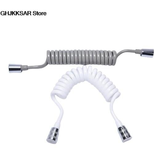 1.5m/2m/3m Telephone Line Shower Hose PU Bathroom Spring Flexible For Water Plumbing Toilet Bidet Sprayer Bathroom Accessories