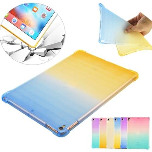 TPU Case For ipad 9.7 2018 2017 Air 1 2 Pro 9. 7 Transparente Silicone Shockproof Back Cover For iPad 10.2 Air 3 2019 case kids