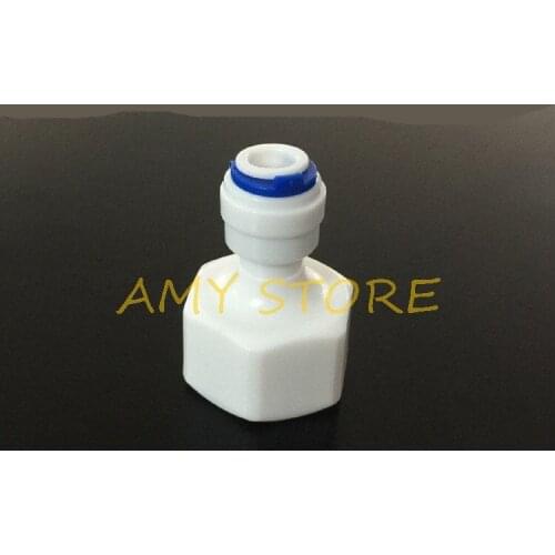 1/4" OD Tube Quick Push in fit -1/2" BSPT Female Fitting Connection Aquarium RO Water Filter Reverse Osmosis System