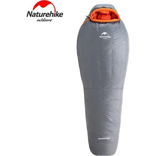 Naturehike Outdoor Camping Travel Ultralight Portable Goose Down Mommy Winter Waterproof And Skin-Friendly Warm Sleeping Bag