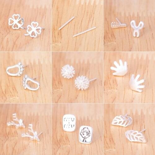 925 Sterling Silver Pin Sterling Silver versatile fashion fun cute gadget Earrings Earrings are unusual New Year gift in 2021