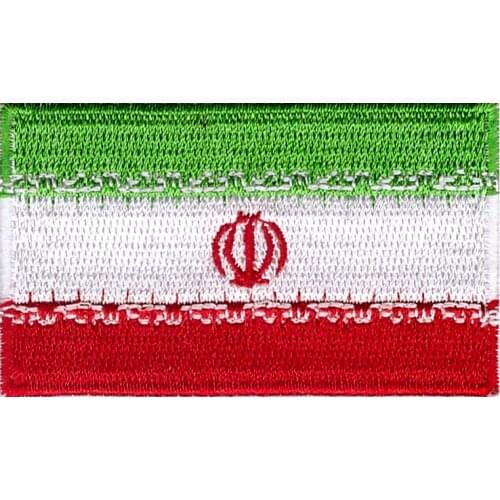 High Quality Iran Flag Embroidered Badge Patches Military Tactical Clothing Badges Star Of David Flags Armband For Backpack Bag