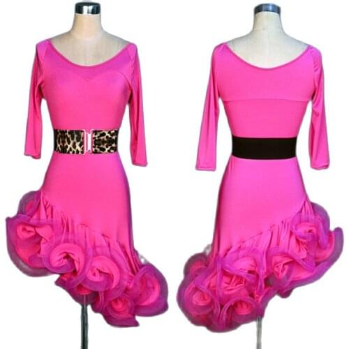 2020 new latin dance dresses 7color lulu dance dress S-XXL salsa dance skirts leotard women ladies latin dance skirts free ship