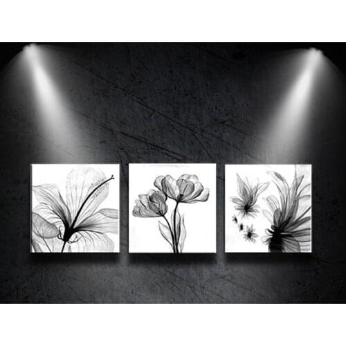 100%Hand Painted Transparent Flowers Landscape painting Abstract Oil Painting on Canvas Art Wall Home Sitting Room Decoration