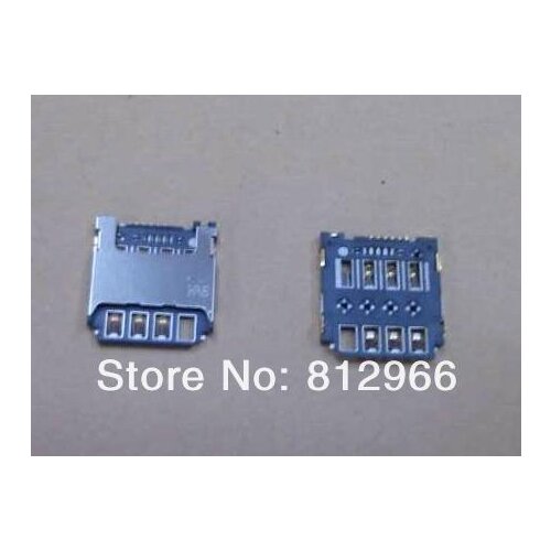 50PCS/lot, original new sim card reader connector holder for Samsung Galaxy S4 mini I9195 I9190 I9198 i9192