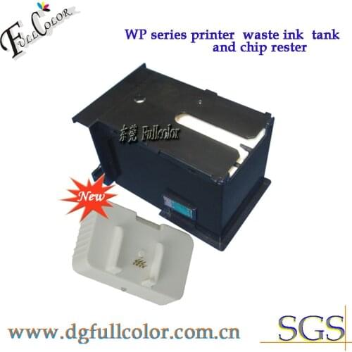 FREE SHIPPING T6710 Waste Ink Tank / Maintenance Tank with Resettable chip for Epson Pro WP 4010/4023/4090/4590/4020/4530/4540