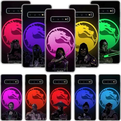 Scorpion Zero Sub Mortal Kombat Phone Case For Samsung Galaxy S10 S20 S21 S9 S8 S7 Note 10 20 9 8 FE J4 J6 Ultra Plus Lite Pro