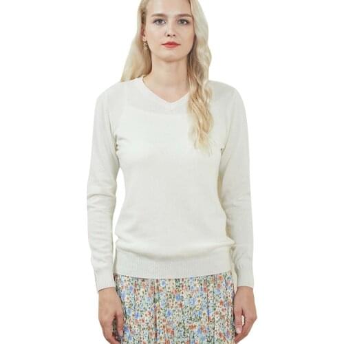 Women Knitting Jumper Female Sweater Autumn Winter Warm Thickening Sweater 100% Cashmere V-neck Sexy Long Sleeves Sweater