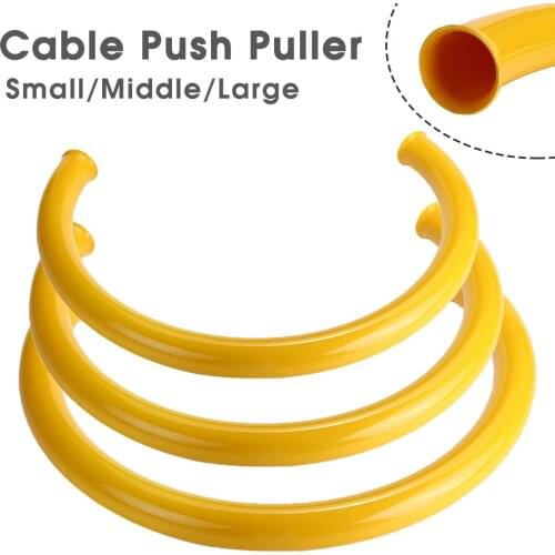Electric Cable Push Pullers Duct Rodder Fish Tape Guide Device Wire Storage Tube 58cm/49.5cm/45.5cm
