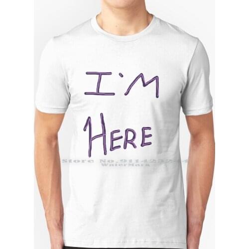 I' ; M Here T Shirt 100% Pure Cotton The Color Purple Broadway Musicals Cynthia Erivo Tony Awards Musical Theater Musical