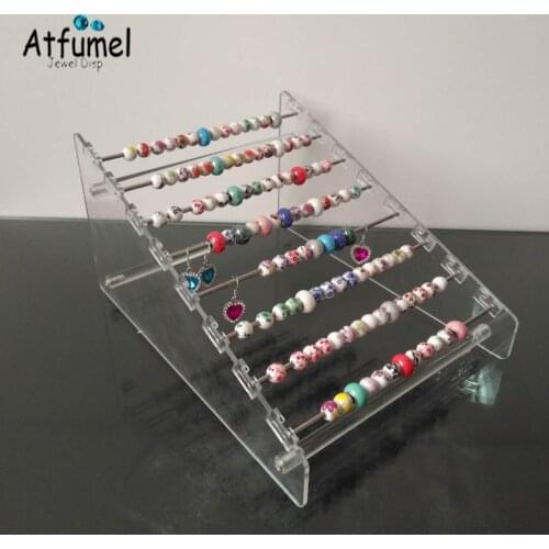 Quality Charms Display Holder Bracelet Beads Pendant Jewelry Organizer Showing Stand Shlef Showcase DIY Jewelry Box Stand