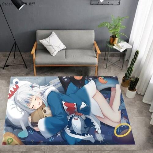 Anime Cartoon Carpet Rug Beautiful Sexy Girl Floor Carpet For Living Room Baby Play Floor Rug Home Custom Colorful Carpet Decor