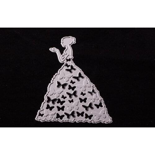 Beautiful princess Metal Cutting Dies For DIY Scrapbooking Photo Album Decorative Embossing Folder Suit Paper Cards