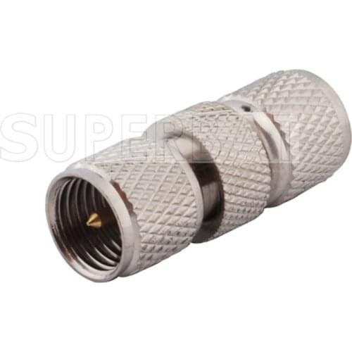 Superbat Mini-UHF Adapter Mini-UHF Plug to Male Straight Electrical Plug RF Coaxial Connector