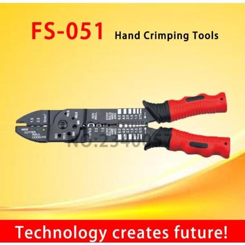 Multi-functional crimping pliers terminals crimping tools wire stripper multi tool tools hands plier FS-051