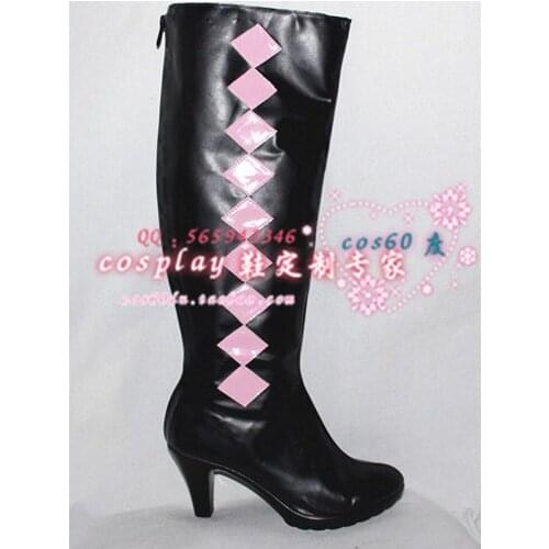 Puella Magi Madoka Magica Homura Akemi Cosplay Boots shoes S008