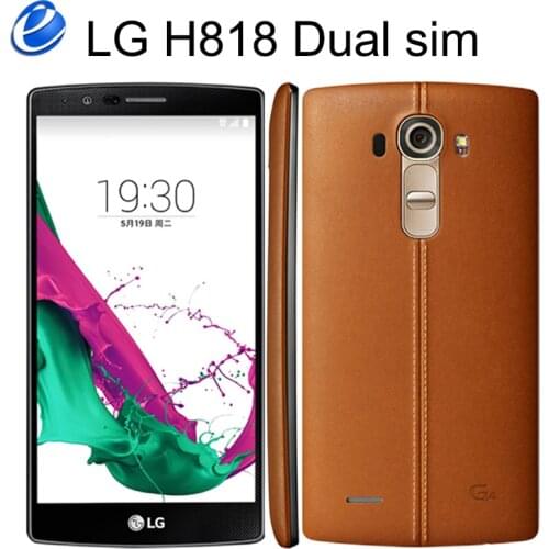 LG G4 LG H818 Original Android Unlocked GSM 4G LTE H818 Hexa Core 5.5" 16MP Dual Sim RAM 3GB ROM 32GB WIFI GPS Mobile Phone